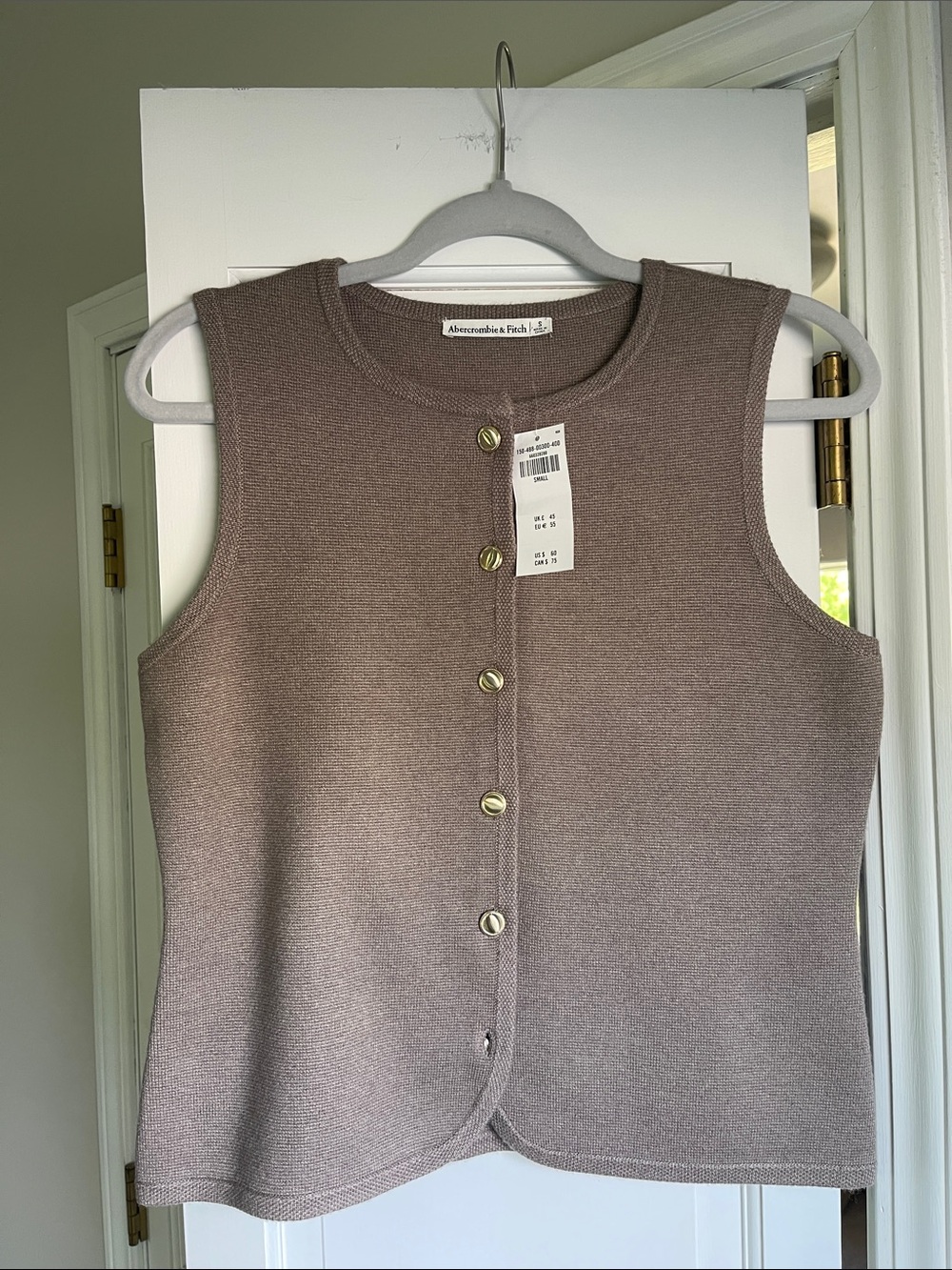 Abercrombie & Fitch Mara Crew Sweater Vest